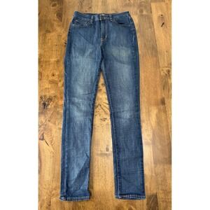 EUC Womens Levi's 721 high rise skinny jeans stretch size 29x32